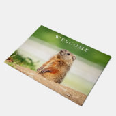 若いGroundhog ドアマット (アングル)