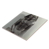 若いmaとしてSesostris III (1887-49年紀元前に)の彫像 タイル (側面)