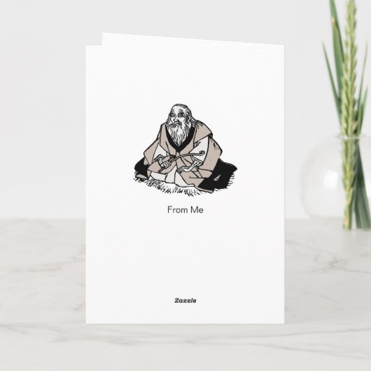 若いNo More誕生日 カード (裏面)