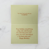 若いPinzgauer Bullは大事な行事をカスタマイズ カード (内部)