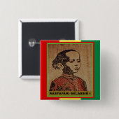 若いRas、若いHaile Selassie I、Jah Rastafari 缶バッジ (正面&裏面)