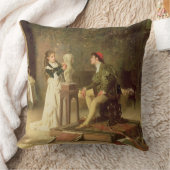 若いSculptress (キャンバスの油) クッション (ブランケット)