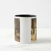 若いSculptress (キャンバスの油) マグカップ (中央)