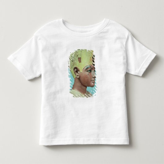 若いTutankhamunの「ダミー」の頭部 トドラーTシャツ (正面)
