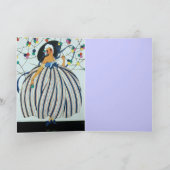 若お洒落女/ハッピーバースデー カード (内部)