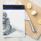 若きゴリラの生活 キッチンタオル (四つ折り)