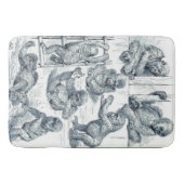 若きゴリラの生活 バスマット (正面)