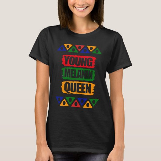 若きメラニン女王 Tシャツ (正面)