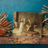 若き彫刻家(油) フォトプラーク (側面)