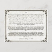 若き男たちへの感動の詩 = IF ポストカード (正面)