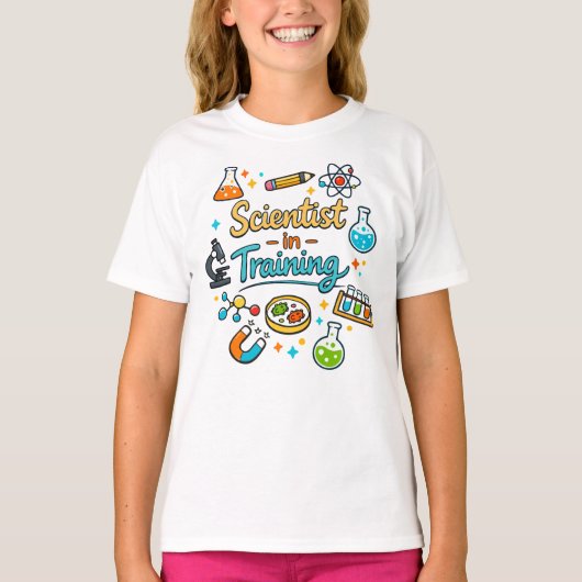若き科学者の卵さんへの招待 Tシャツ (正面)