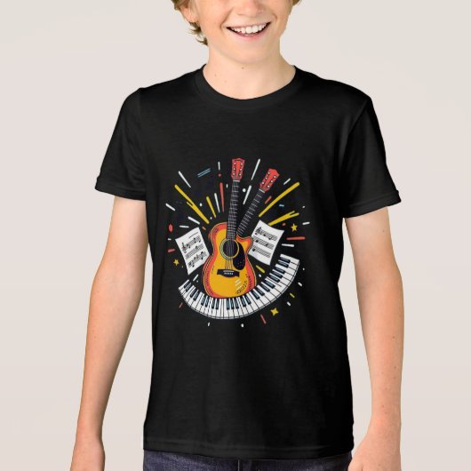 若き音楽スタークラブ トライブレンドTシャツ (正面)