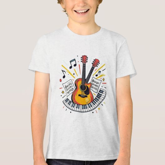 若き音楽スタークラブ トライブレンドTシャツ (正面)