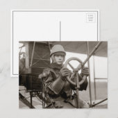 若き飛行士、1912年 ポストカード (正面/裏面)