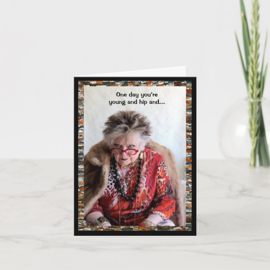 若くてお尻からストレッチのズボン カード (正面)