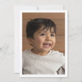 若くてワイルドで3人組 ニュートラルリーフ フォト招待 招待状 (裏面)