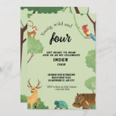 若くてワイルドな３人 招待状 (正面/裏面)