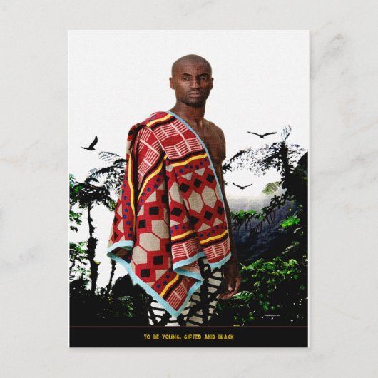 若くて才能があって黒い ポストカード (正面)
