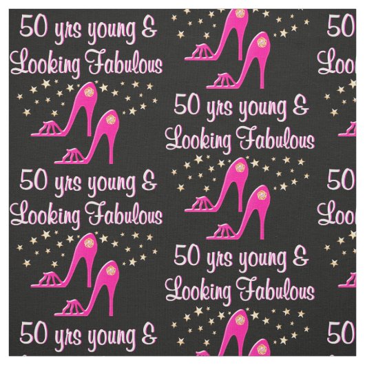 若くて素晴らしいピンクの50年 ファブリック (見本)