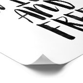 若くて自由な ポスター (角)