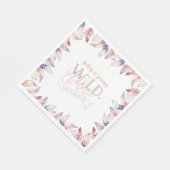 若くて荒々しい三人の誕生日パーティー スタンダードランチョンナプキン (角)