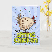 若くない カード (黄色い花)