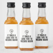 若くなるには時間がかかる リキュールボトルラベル (ボトル)