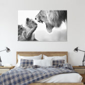 若く恐れを知らないウォールアート キャンバスプリント (インサイチュ (寝室))