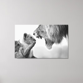 若く恐れを知らないウォールアート キャンバスプリント