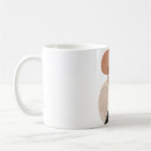 若く美しいアフリカ系アメリカ人女性 コーヒーマグカップ (左)