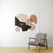 若く美しいアフリカ系アメリカ人女性 タペストリー (インサイチュ(横))