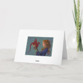 若く赤いドラゴン カード (裏面)