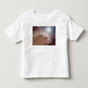 若く、よりクールな星の後ろのO星ちょうど トドラーTシャツ