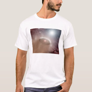 若く、よりクールな星の後ろのO星ちょうど Tシャツ