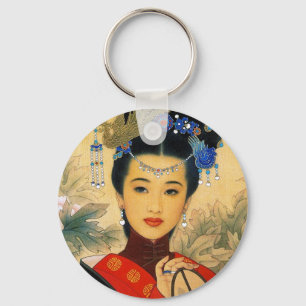 若カッコいいい美し中国のい王子の郭金美術 キーホルダー