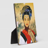 若クラシックい美し中国のい王女郭仁 フォトプラーク (側面)