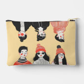 若シンプルモダン者のクールスケッチ アクセサリーポーチ (裏面)