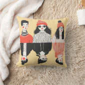 若シンプルモダン者のクールスケッチ クッション (ブランケット)