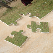 若僧と祈りの言葉旗 ジグソーパズル (側面)