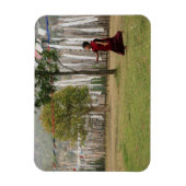 若僧と祈りの言葉旗 マグネット (縦)