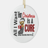若年性糖尿病すべて私はクリスマスオーナメントがほしいと思います セラミックオーナメント (右)