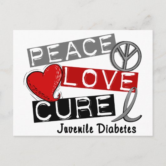 若年糖尿病 ポストカード (正面)