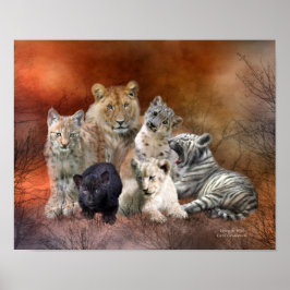 若手とワイルドアートポスター/プリント ポスター