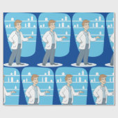 若手医師 ラッピングペーパー (フラット)