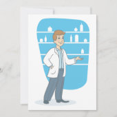 若手医師 招待状 (正面)