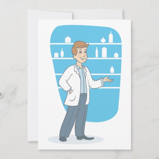 若手医師 招待状 (正面)