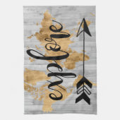 若手探検家V キッチンタオル (縦)