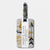 若手探検家V ラゲッジタグ (裏面縦)