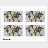 若手探検家VI 長方形シール (シート)