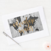 若手探検家VI 長方形シール (封筒)